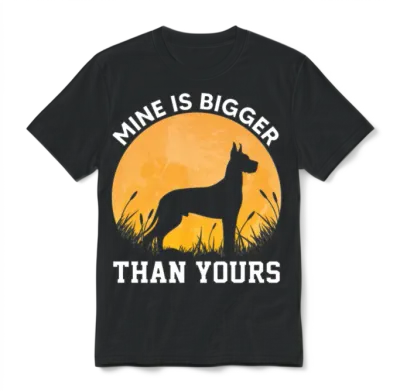 Great Dane Dogs, Great Danes Unisex T-Shirt - Black