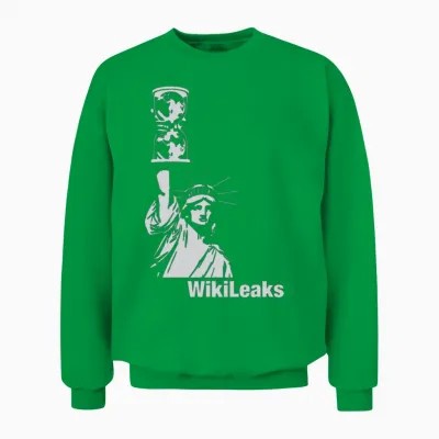 Wikileaks Liberty Unisex Sweatshirt - Irish Green