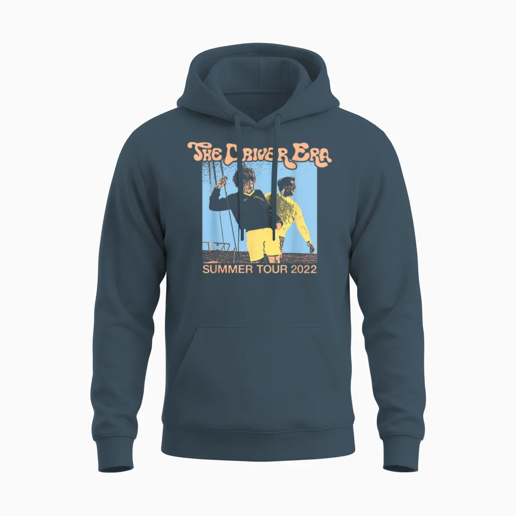 Visite D'été '22 Dates Unisex Hoodie in Dark Heather