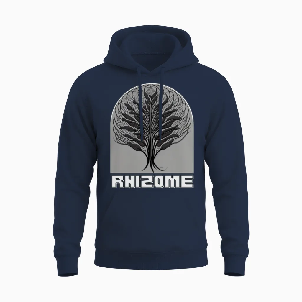 Nature Art - Hiking & Outdoors Unisex Hoodie in Navy