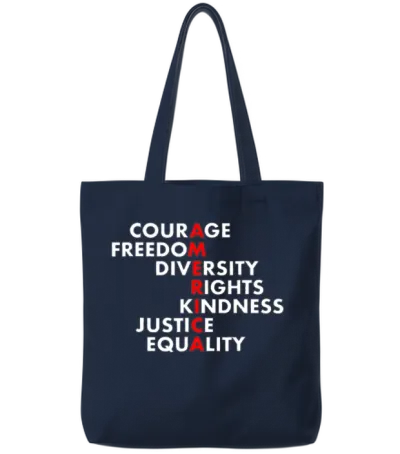 Anti Trump Shirt Resist T Shirt Political T Shirts Tote Bags - Navy