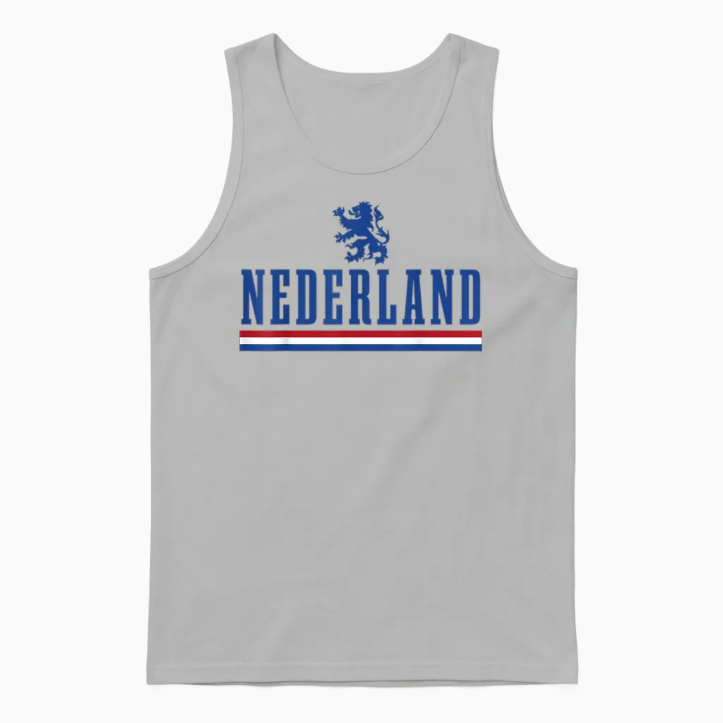 Niederlande Holland Niederländische Flagge Unisex Tank Top in Ash