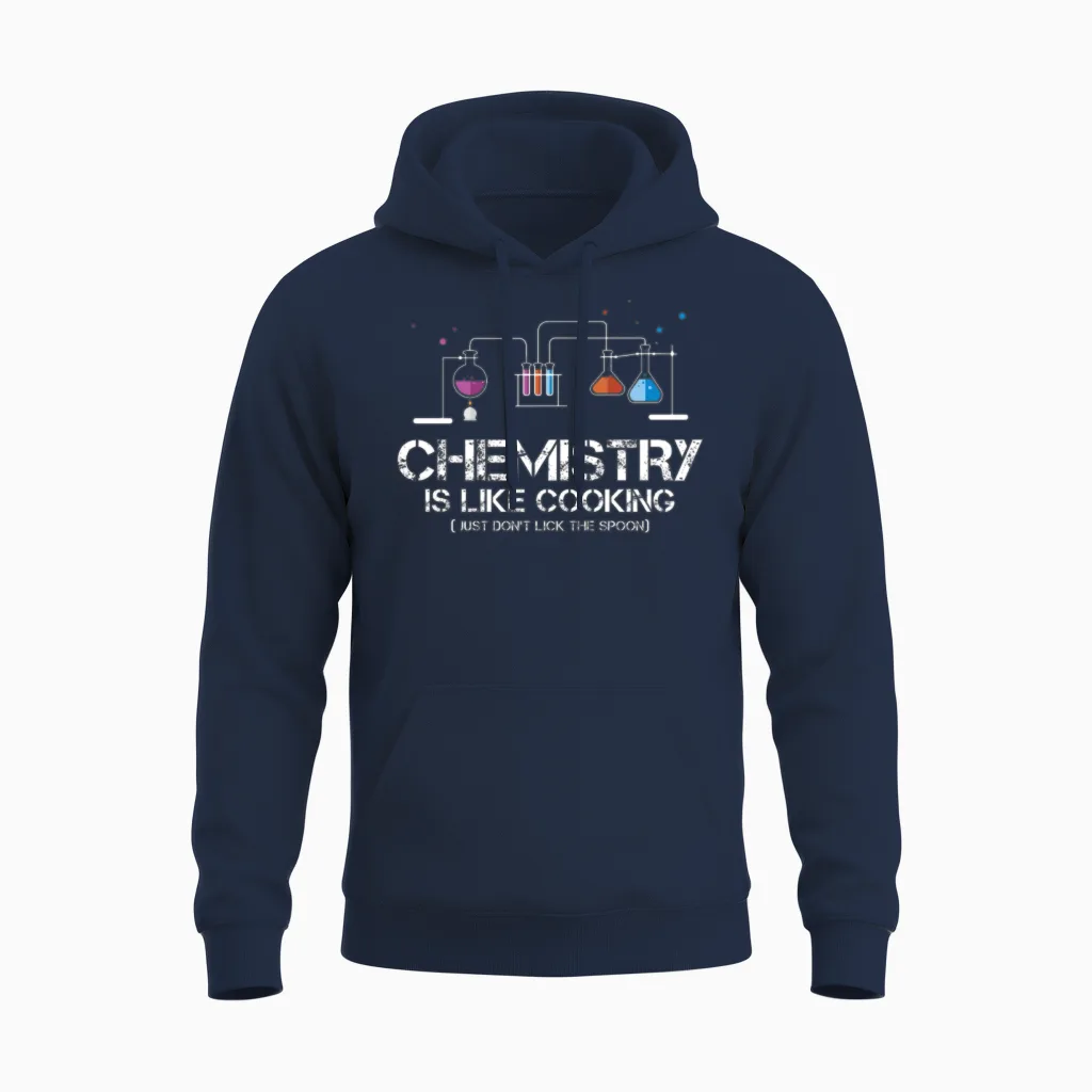 Chemistry Cooking - Chefs & Cooks Unisex Hoodie in Navy