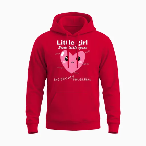 Little Space. Unisex Hoodie - Red