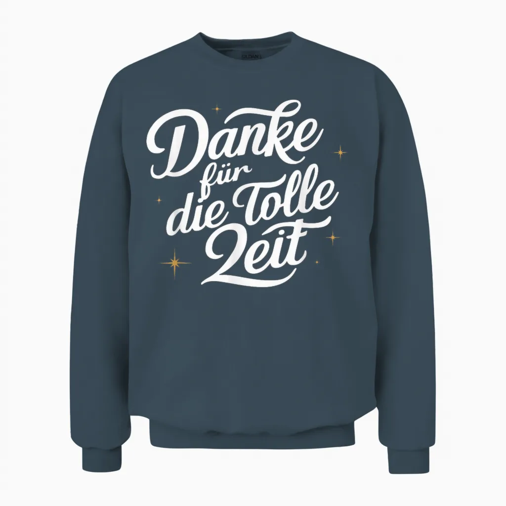 Danke Für Die Tolle Zeit Lehrer Ruhestand Freundin Abschied Unisex Sweatshirt in Dark Heather