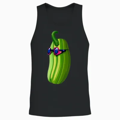 Rockabilly Chini Unisex Tank Top - Black