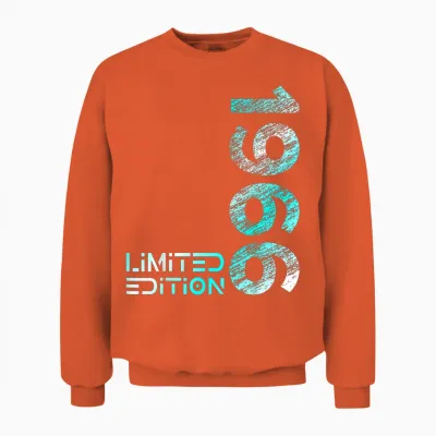 60. Geburtstag Limited Edition Jahrgang 1966 Mann Frau Unisex Sweatshirt - Orange