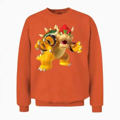 Super Mario Bowser Unisex Sweatshirt - Orange