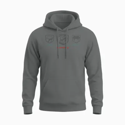 Dodge Viper Timeline Unisex Hoodie - Graphite Heather