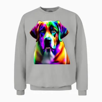 Dog Chien Unisex Sweatshirt - Ash