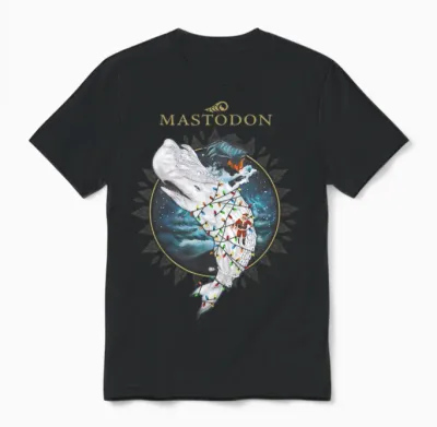 Mastodon Leviathan Holiday Unisex T-Shirt - Black