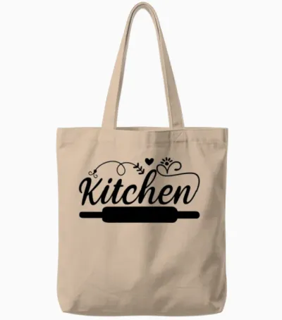 Kitchen Tote Bags - Natural