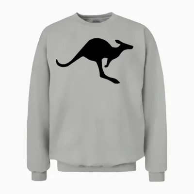 Kangaroo Unisex Sweatshirt - Ash