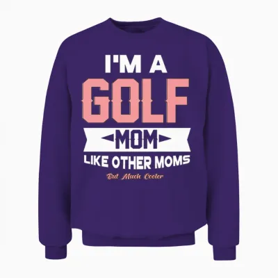 Golf Mom Unisex Sweatshirt - Purple