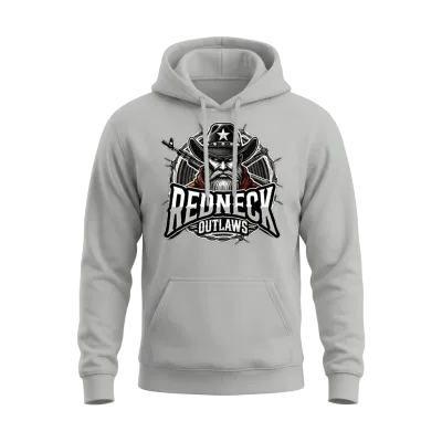 Redneck Outlaws 26 Unisex Hoodie - Ash