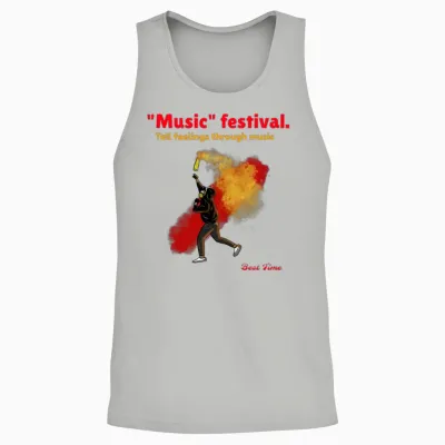 Music Festival - Music Masters Unisex Tank Top - Ash