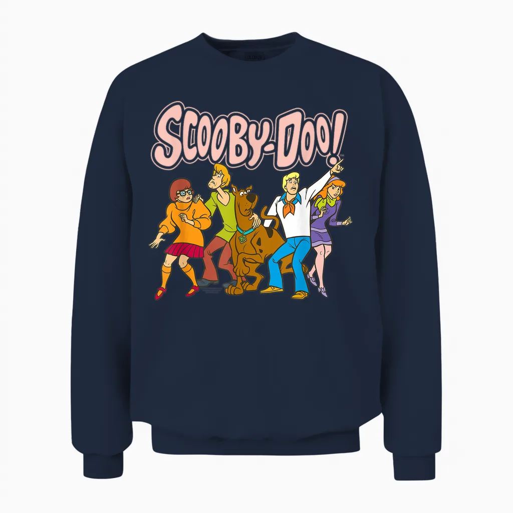 Scooby Doo Core Group T-Shirt, Blue Unisex Sweatshirt in Navy