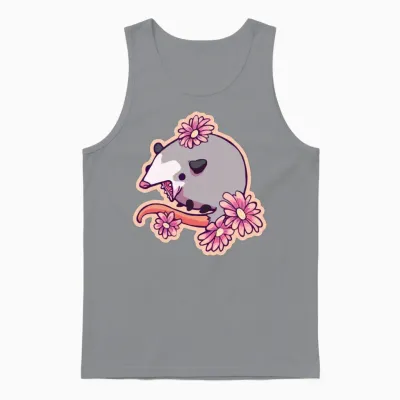 Funny Opossum Possum Unisex Tank Top - Sport Grey