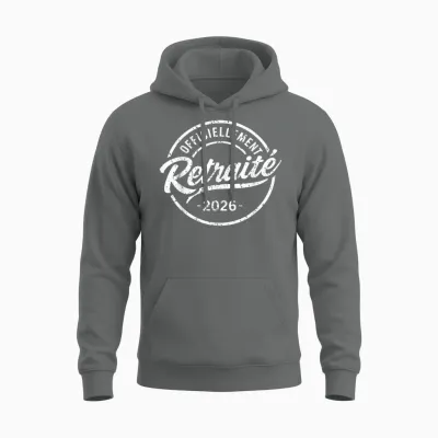 Homme Retraite Homme Officiellement Retraité 2026 Unisex Hoodie - Graphite Heather