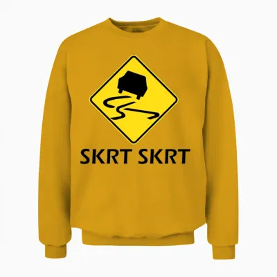 Skrt Skrt Classic Australian Road Unisex Sweatshirt - Gold