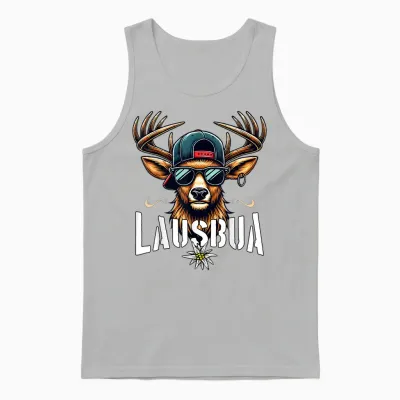 Lausbua T-Shirt Men's Costume Shirt Children's Boys Costume Unisex Tank Top - Ash