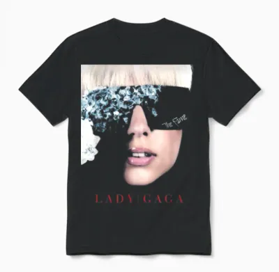 Official Lady Gaga the Fame Unisex T-Shirt - Black