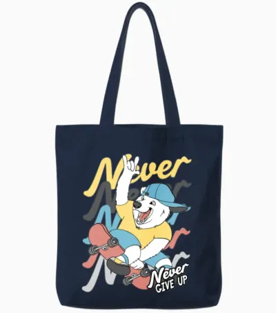 Funny Children 49 Tote Bags - Navy
