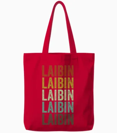 Laibin China Retro Vintage Tote Bags - Red