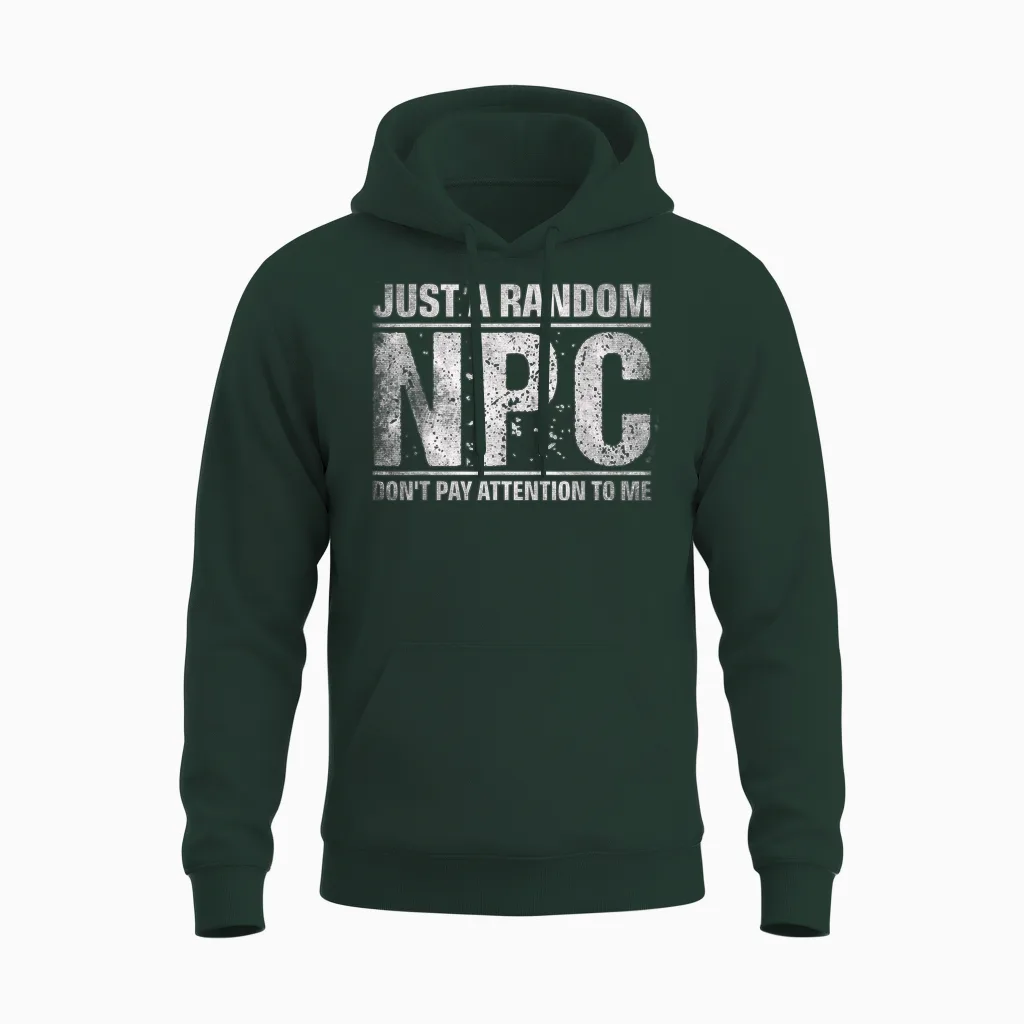 Just a Random Npc Rollenspiel Larping Unisex Hoodie in Forest
