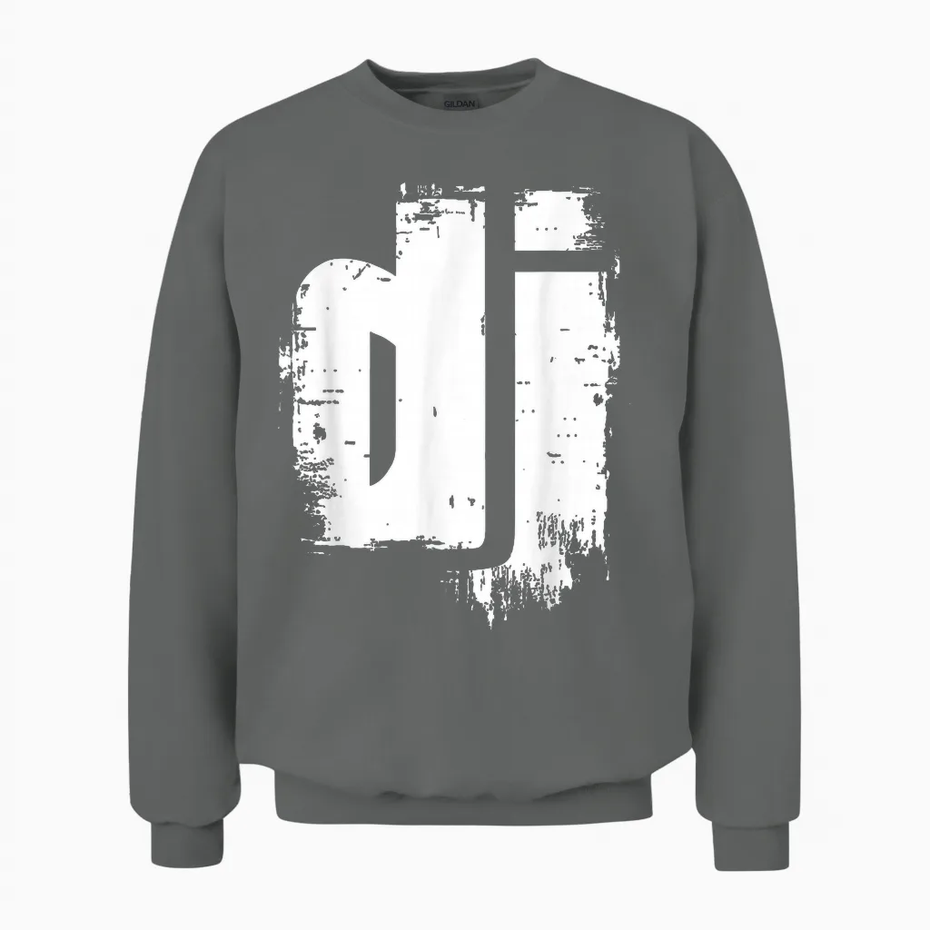 Mix1 Musik Dj Collection - Cooles Dj Grunge Musik - Du Bist Der Discjockey! Damen Dj T-Shirt, Schwarz, S Unisex Sweatshirt in Graphite Heather