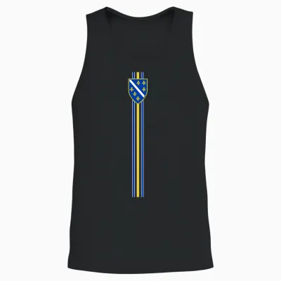 Bosnien Geschenk Flagge Bosnia Vintage Herzegowina Sarajevo Unisex Tank Top - Black