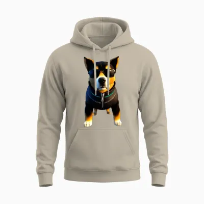 Cool Dog Unisex Hoodie - Sand