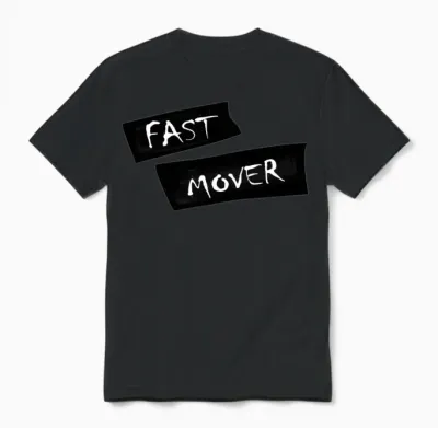 Fast Mover Unisex T-Shirt - Black