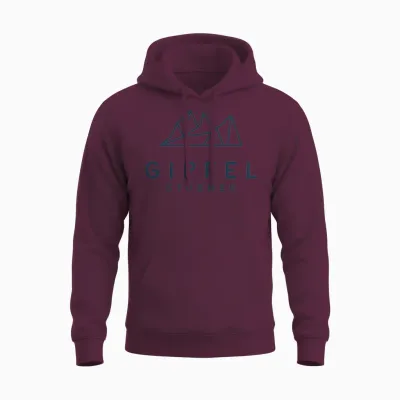 Mountains | Hiking | Summit | Nature Unisex Hoodie - Maroon