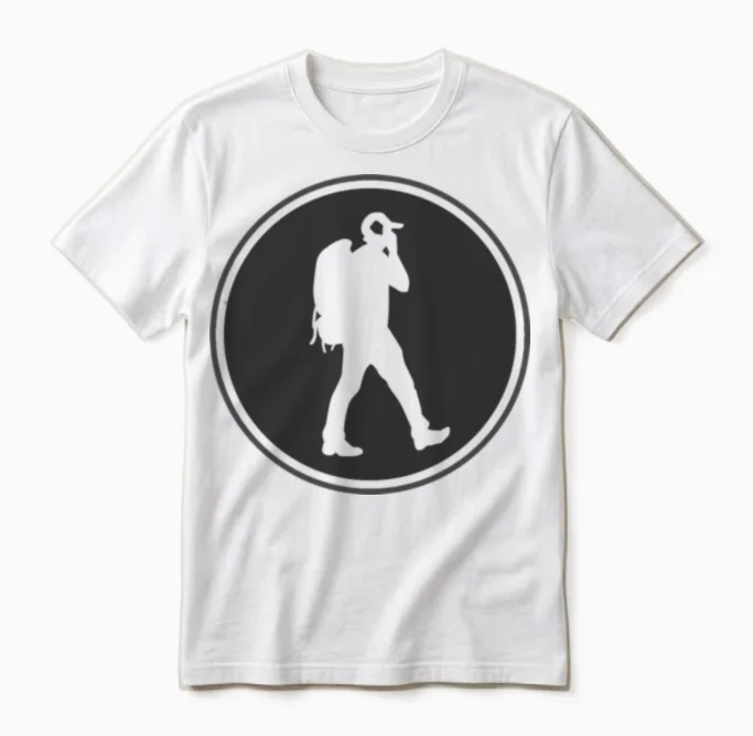 Hiking & Outdoors Unisex T-Shirt in White