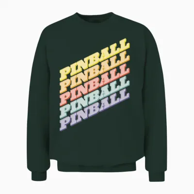 Pinball Retro Unisex Sweatshirt - Forest