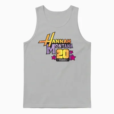 Disney Hannah Montana 20 Years Series Premiere Anniversary Unisex Tank Top - Ash