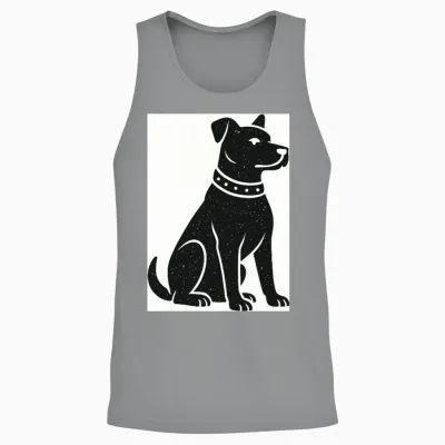 Chill Dog Unisex Tank Top - Sport Grey