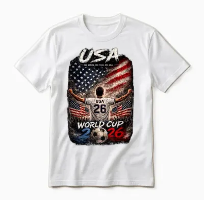 Soccer Football - World Cup 2026 Usa Winner Unisex T-Shirt - White