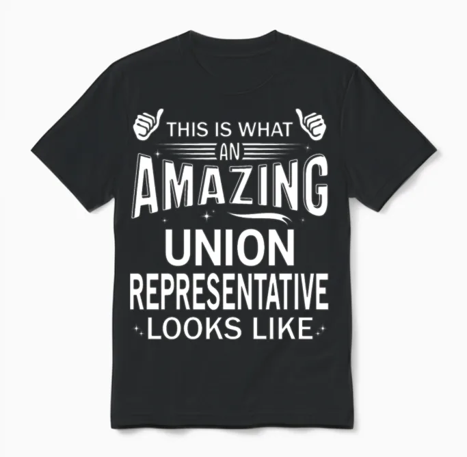 Amazing Union Representative Unisex T-Shirt in Black