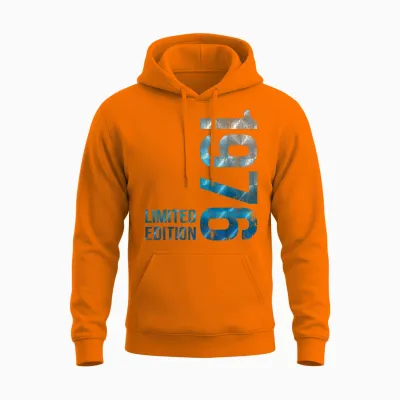 50 Ans Anniversaire Homme Femme Millésime 1976 Unisex Hoodie - Safety Orange
