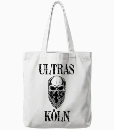 Köln Shirt Kölner Ultras Fanblock Herren & Damen Köln Tote Bags - White
