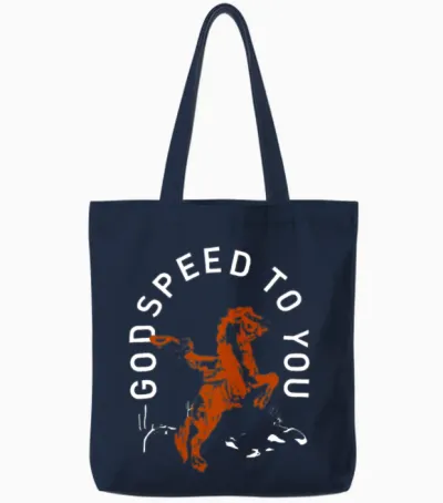 Godspeed to You Tote Bags - Navy