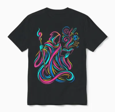 Fantasy-Tabletop-Rollenspiel Rollenspiel Unisex T-Shirt - Black