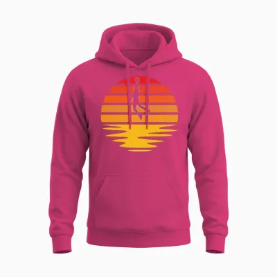 Basketball Retro Unisex Hoodie - Heliconia