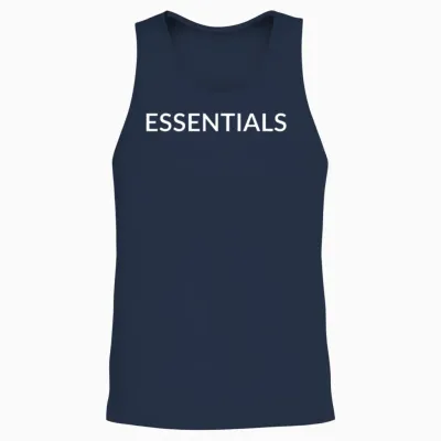 Essentials Unisex Tank Top - Navy