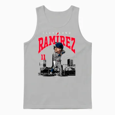 José Ramírez | Cleveland Baseball Mlb Players | Mlbjram4030 Unisex Tank Top - Ash