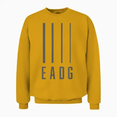 Bass Guitarist/bass Player Gift - Eadg 4 String Unisex Sweatshirt - Gold