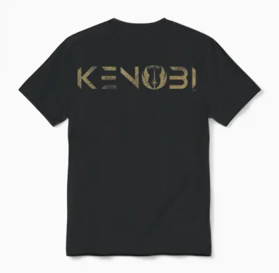 Star Wars Obi-Wan Kenobi Series Logo Unisex T-Shirt - Black