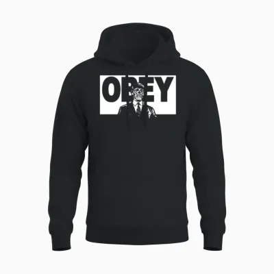 Obey Unisex Hoodie - Black